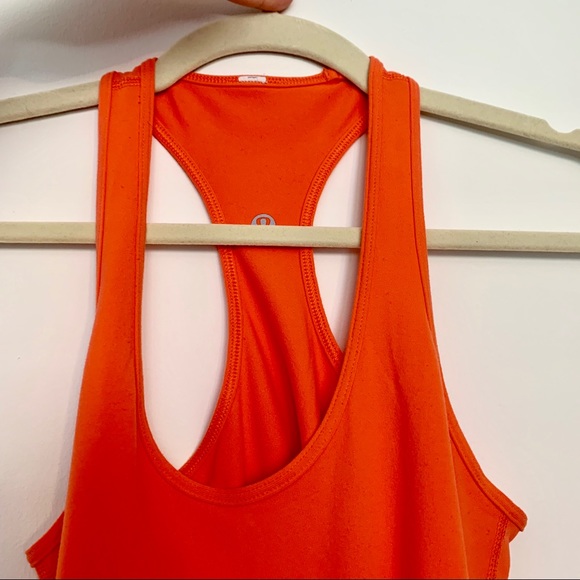 Lululemon Cool Racerback Tank - Orange - Picture 4 of 4